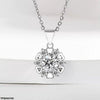 Round Heart Zircon Pendant With Chain