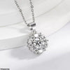 Round Heart Zircon Pendant With Chain
