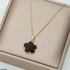 Round Flower Pendant With Chain