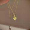 Four Leaf Clover Zircon Pendant