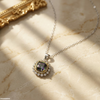 Cushion Zircon Pendant With Chain