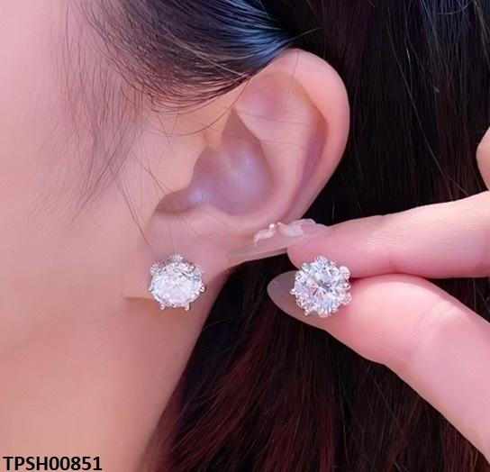 Round Zircon Stone Pendant Set