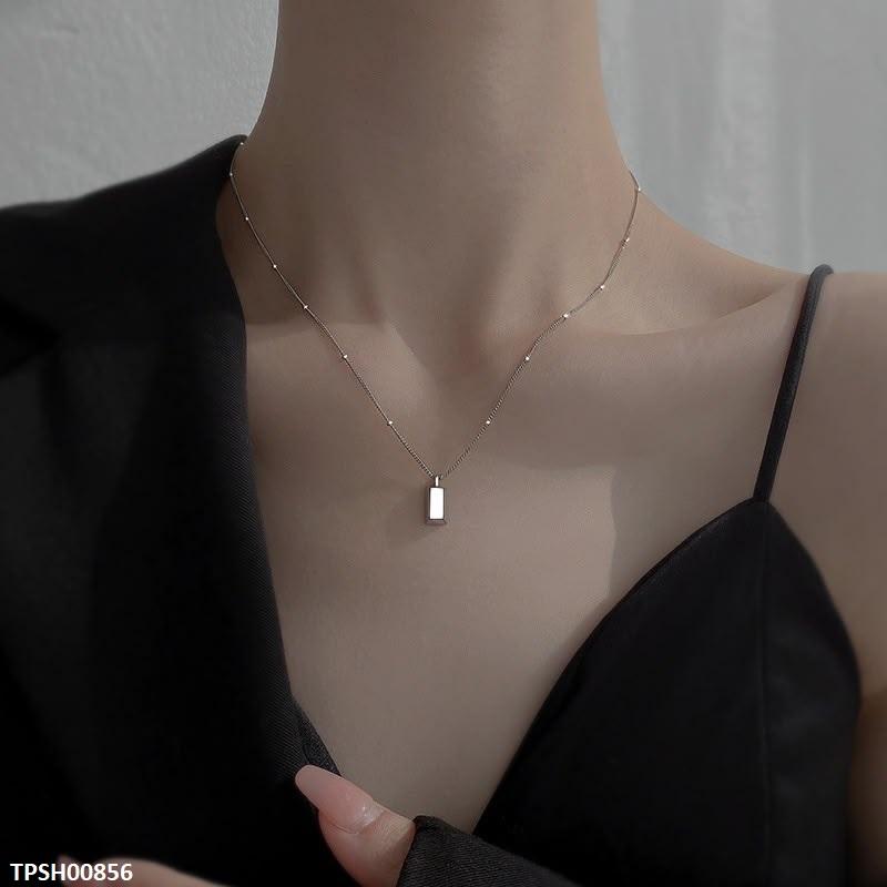 Stainless Steel Gold Brick Pendant