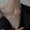 Stainless Steel Gold Brick Pendant