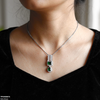 Marquise/Square Tear Drop Zircon Pendant With Chain