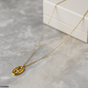 Oval Pendant With Chain