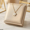 Stainless Steel Flower Drop Pendant