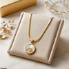 Stainless Steel Round Drop Pendant