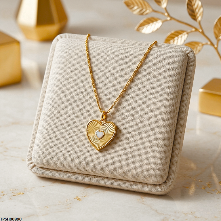 Stainless Steel Heart Pendant
