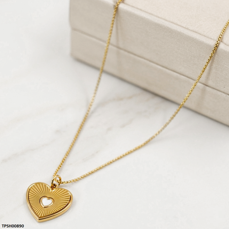 Stainless Steel Heart Pendant