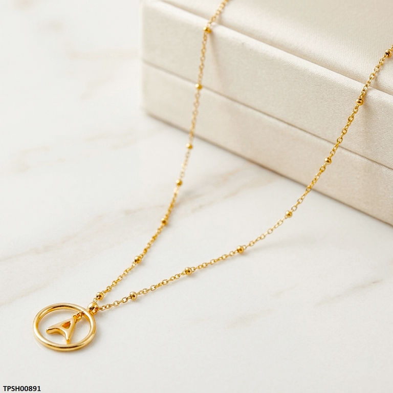 Stainless Steel A Alphabet Pendant