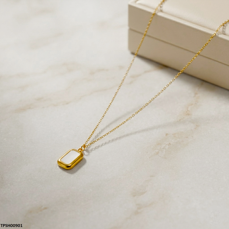 Stainless Steel Rectangle Pendant