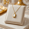 Stainless Steel Rectangle Pendant