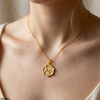 Stainless Steel Flower Pendant