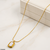 Stainless Steel Rectangle Pendant