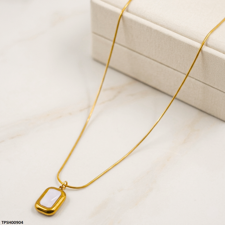 Stainless Steel Rectangle Pendant