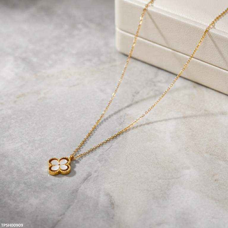Stainless Steel Flower Pendant