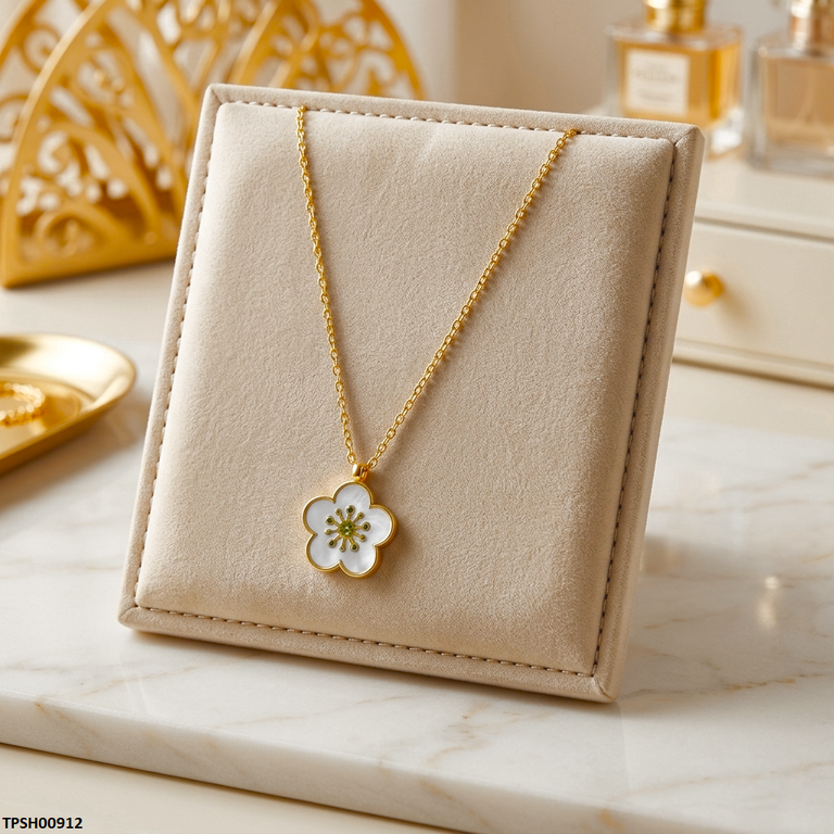 Stainless Steel Flower Pendant