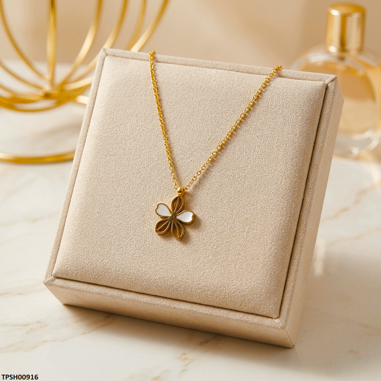 Stainless Steel Flower Pendant