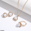 Round Pearl Pendent Set
