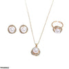 Round Pearl Pendent Set