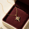 Star Stainless Steel Zircon Stone Pendant