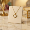 Heart Watch Design Stainless Steel Pendant