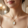 Oval Watch Design Stainless Steel Pendant