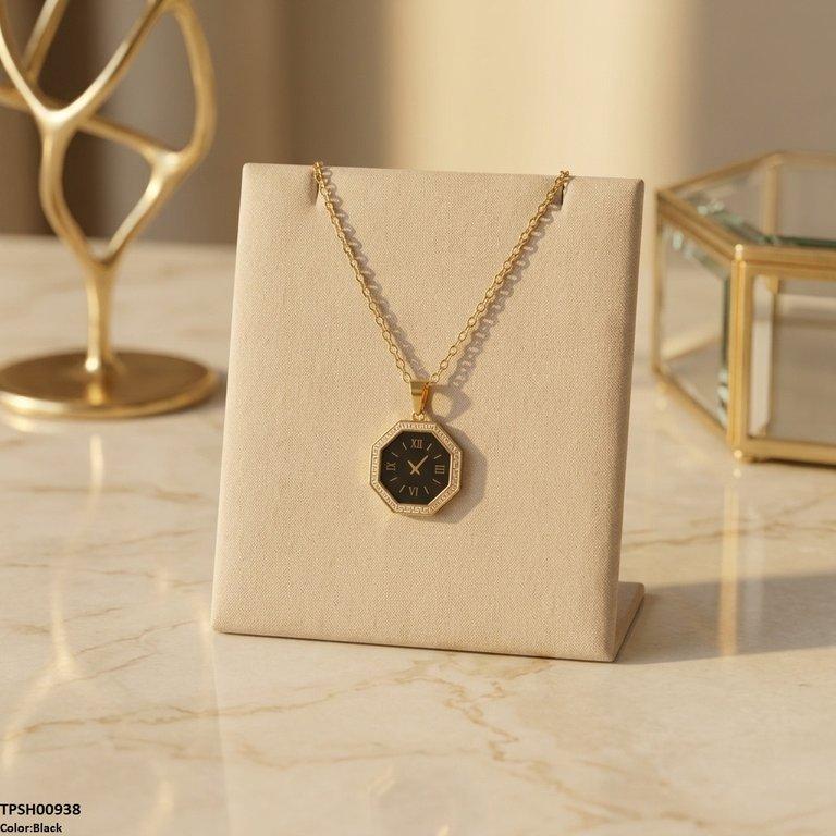 Octagon Watch Design Stainless Steel Pendant