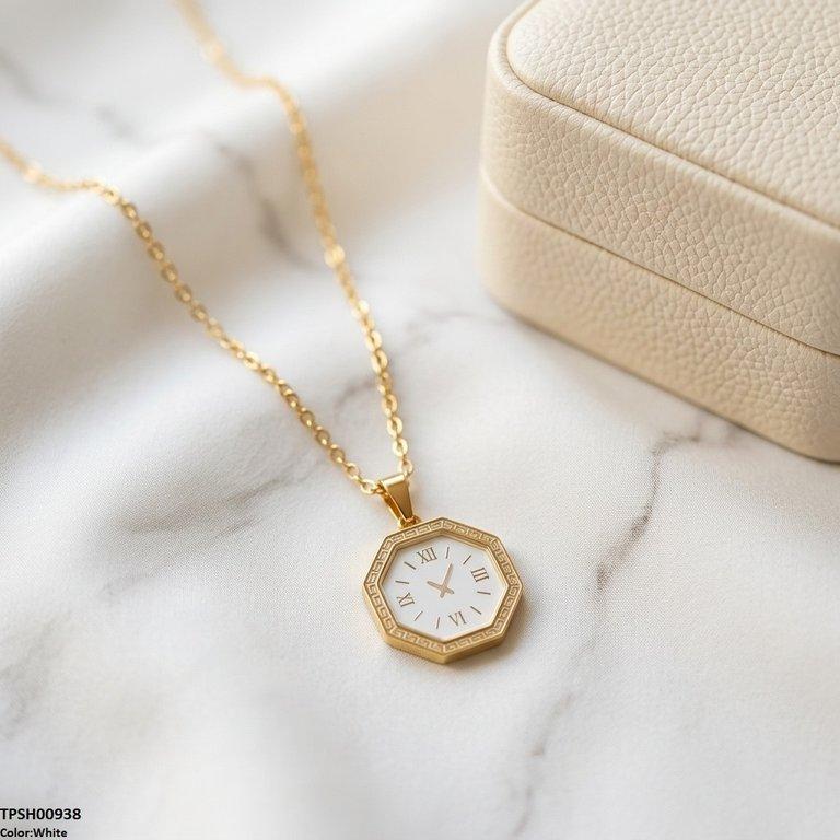 Octagon Watch Design Stainless Steel Pendant
