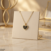 Heart Watch Design Stainless Steel Pendant