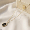 Oval Watch Design Stainless Steel Pendant