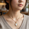 Oval Watch Design Stainless Steel Pendant