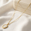 Oval Watch Design Stainless Steel Pendant