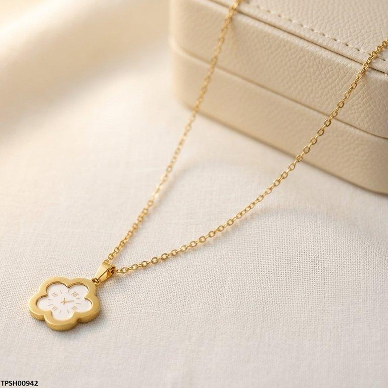 Clover Watch Design Stainless Steel Pendant