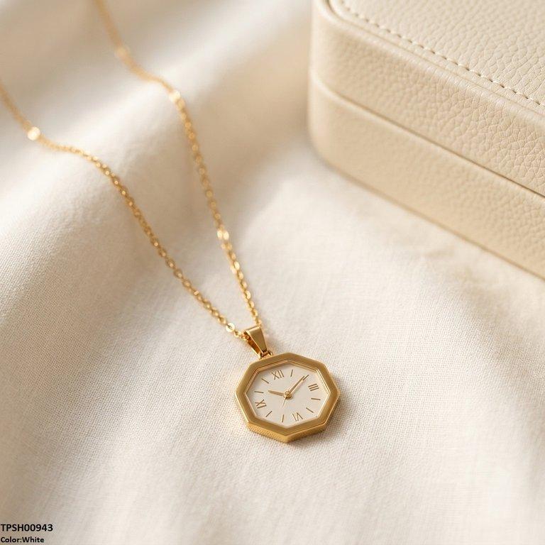 Octagon Watch Design Stainless Steel Pendant