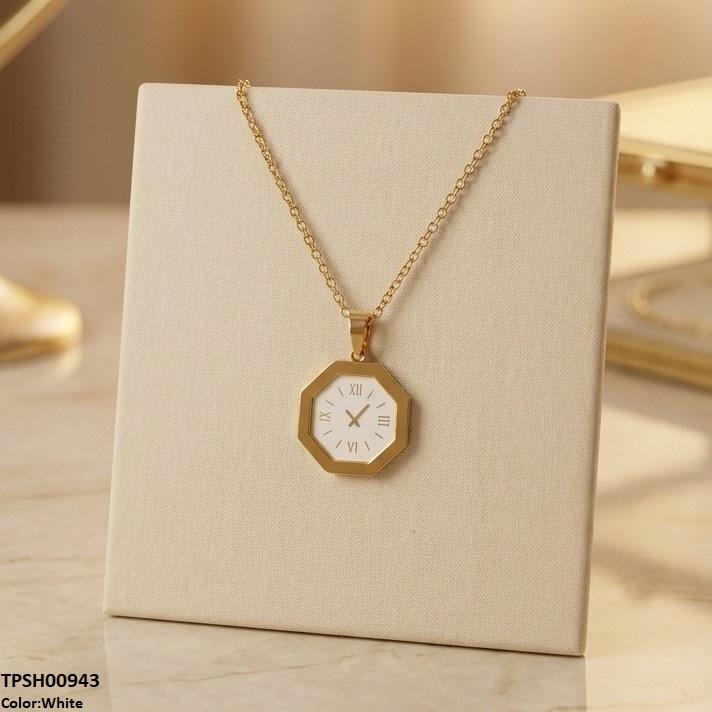 Octagon Watch Design Stainless Steel Pendant