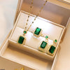 Rectangle Pendant Set