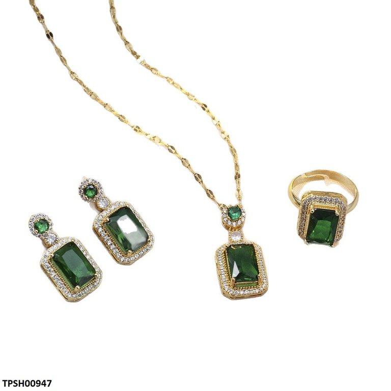 Rectangle Pendant Set