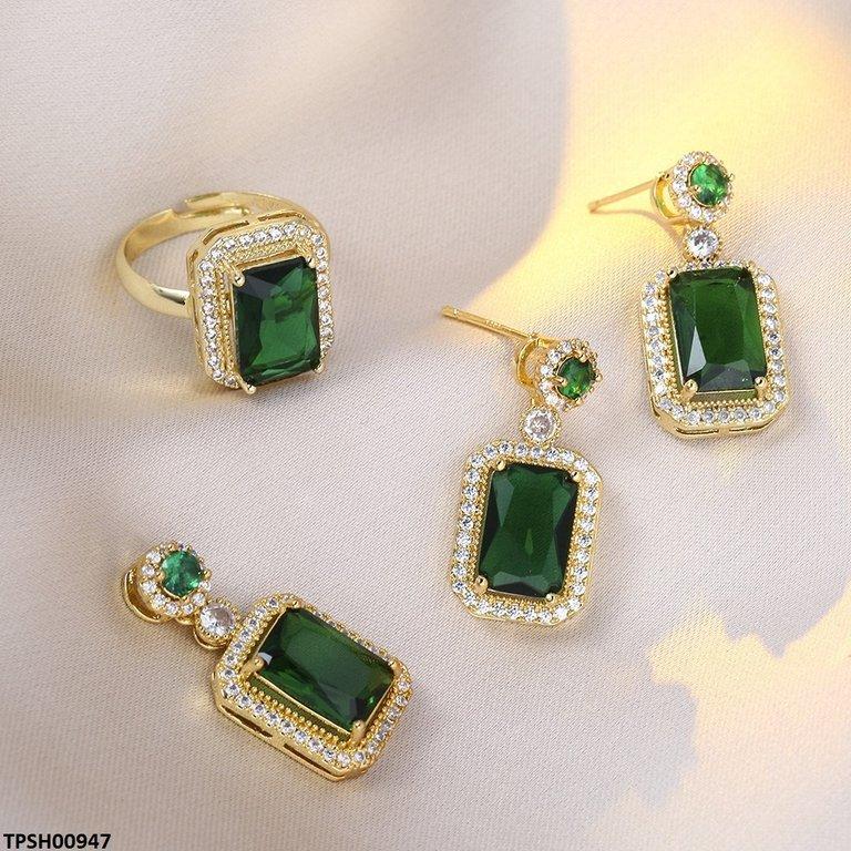 Rectangle Pendant Set