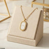 Oval Watch Design Stainless Steel Pendant
