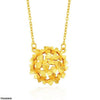 Flower Pendant With Chain