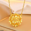 Flower Pendant With Chain