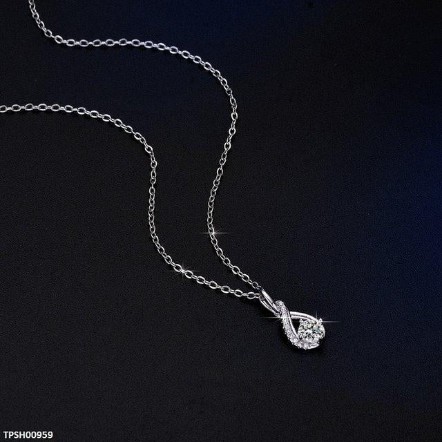 Tear Pendant With Chain