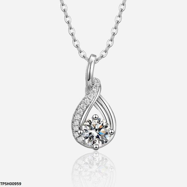 Tear Pendant With Chain