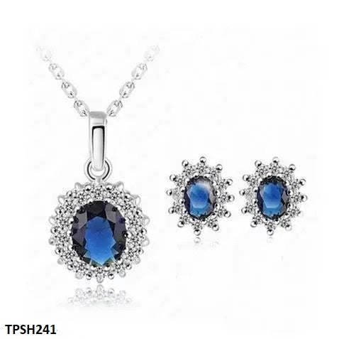 Oval Tops Pendant Set