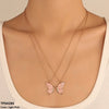 Layer Painted Butterfly Pendant