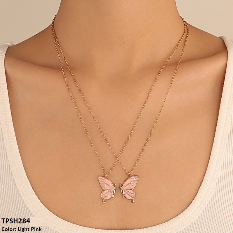 Layer Painted Butterfly Pendant