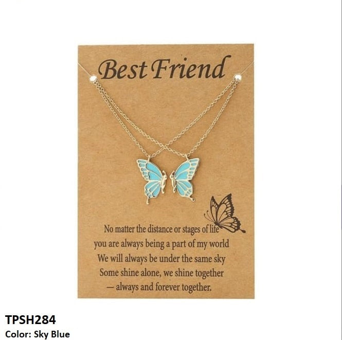 Layer Painted Butterfly Pendant