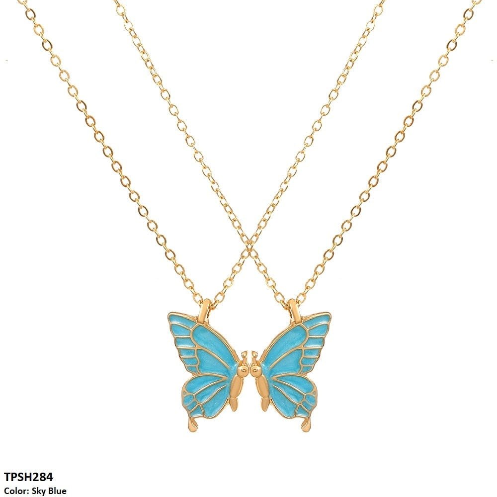 Layer Painted Butterfly Pendant
